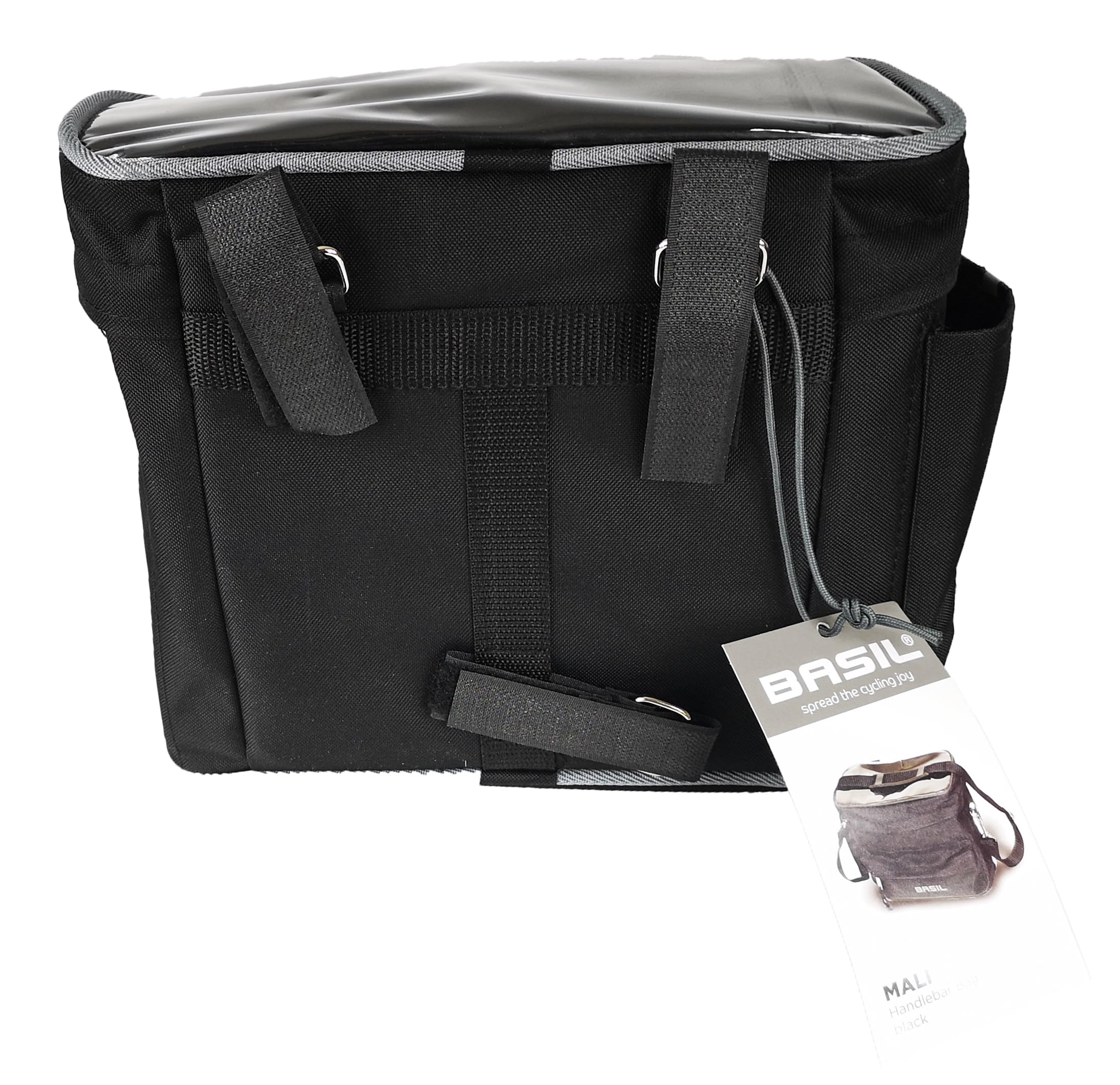 basil mali lenkertasche Handlebar Bag - 8L - City Fahrrad size:XL: From 5’9” to 6’3” Lammnappa Handschuhe Foto: Profis fahren häufig