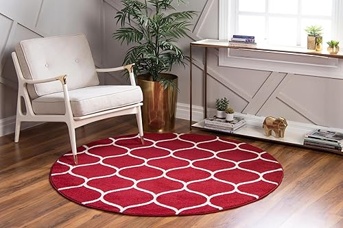 Miniatura 193 de Rugs.com Lattice Frieze Collection Alfombra – 4 x 6 pies, alfombra mediana negra perfecta para salas de estar, comedores grandes, planos abiertos