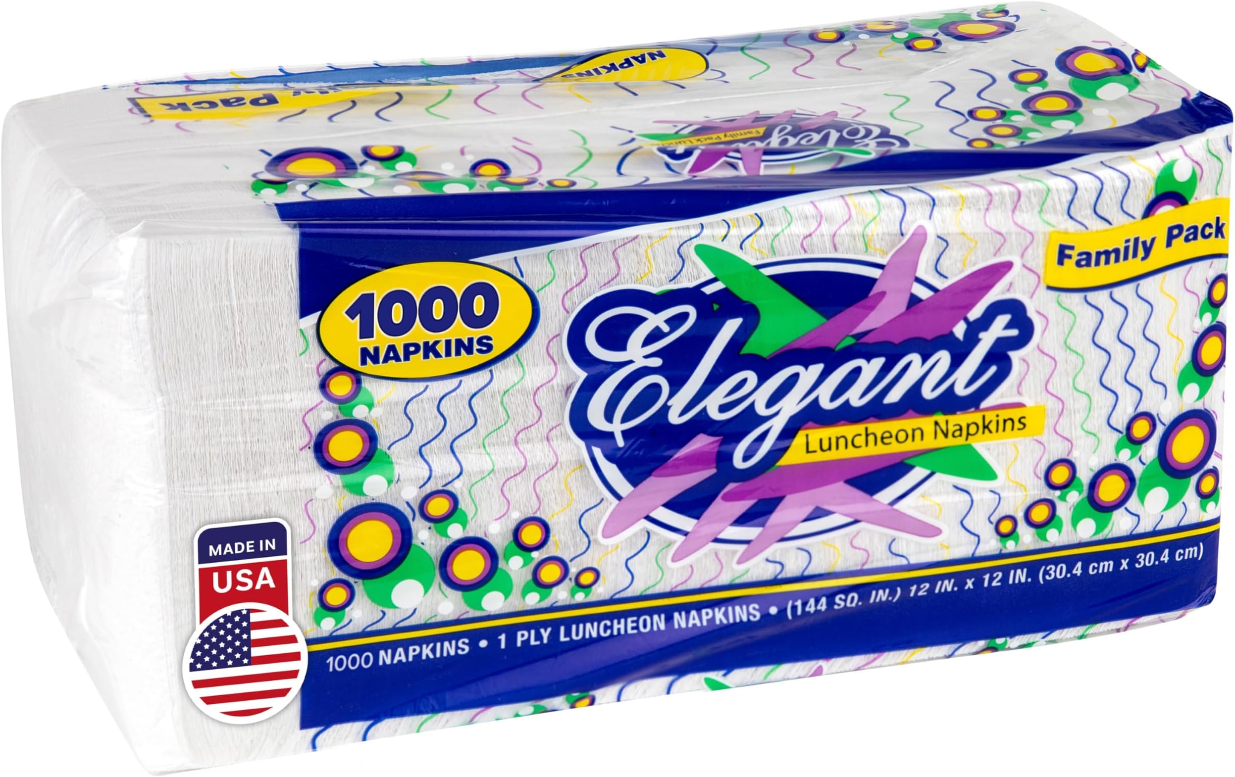 Lot de 500 serviettes en papier blanches 1 épaisseur pour cocktail et bar de restaurant Amazon