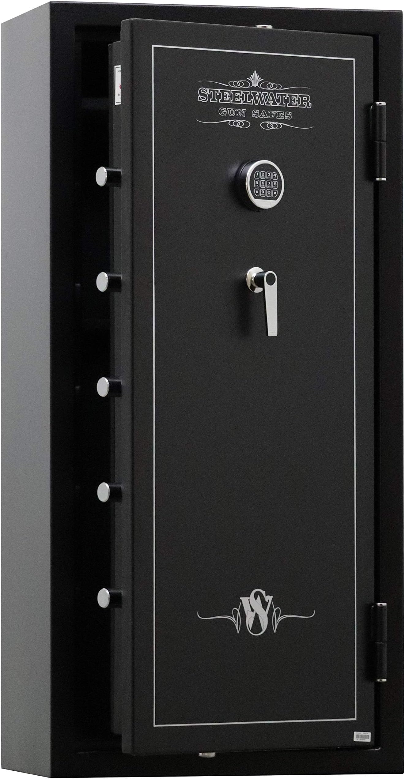 STEELWATER GUN SAFES New Improved E.M.P Proof, 20 Long Gun, 60 MInute Fire Protection, Auto LED LIghting, Dehumidifier, and Door Organizer kit, for Rifles, Pistols, and other valuables. AMEGS5928-EMP