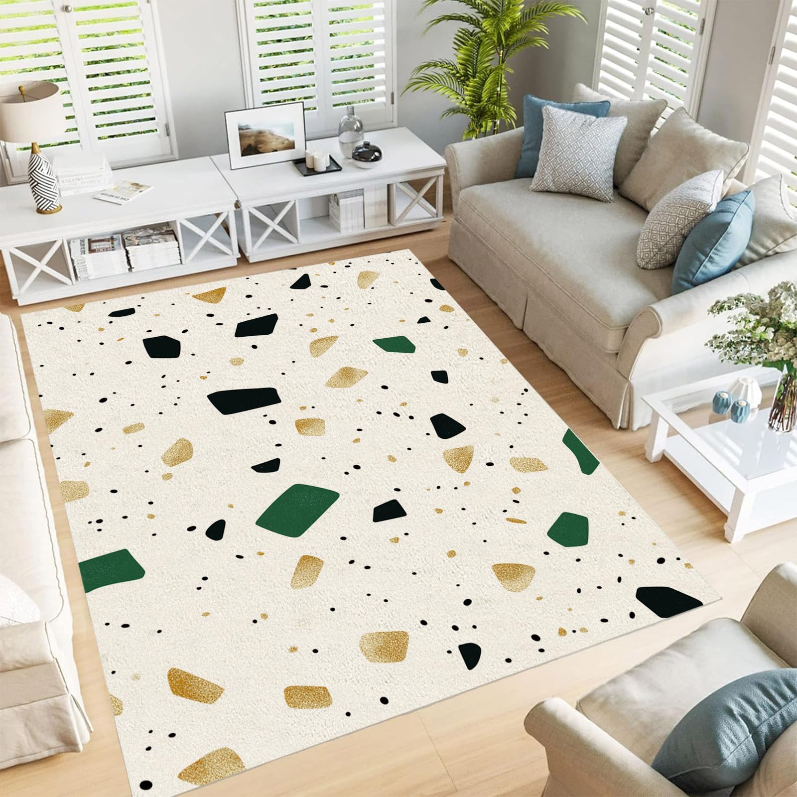 Tapis de cuisine antidérapant et lavable 150x210 cm