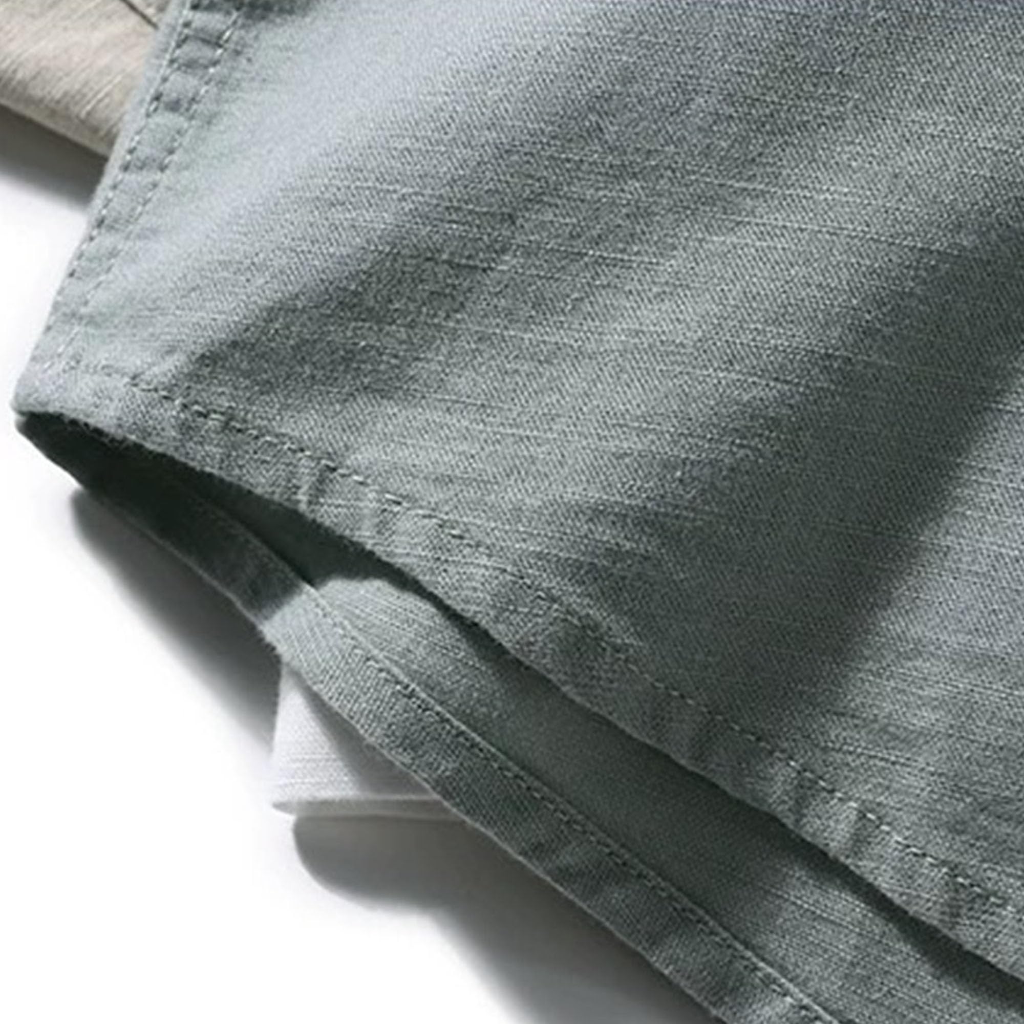 Camisa de gran tamaño con botones para hombre, para vacaciones, verano, cuello