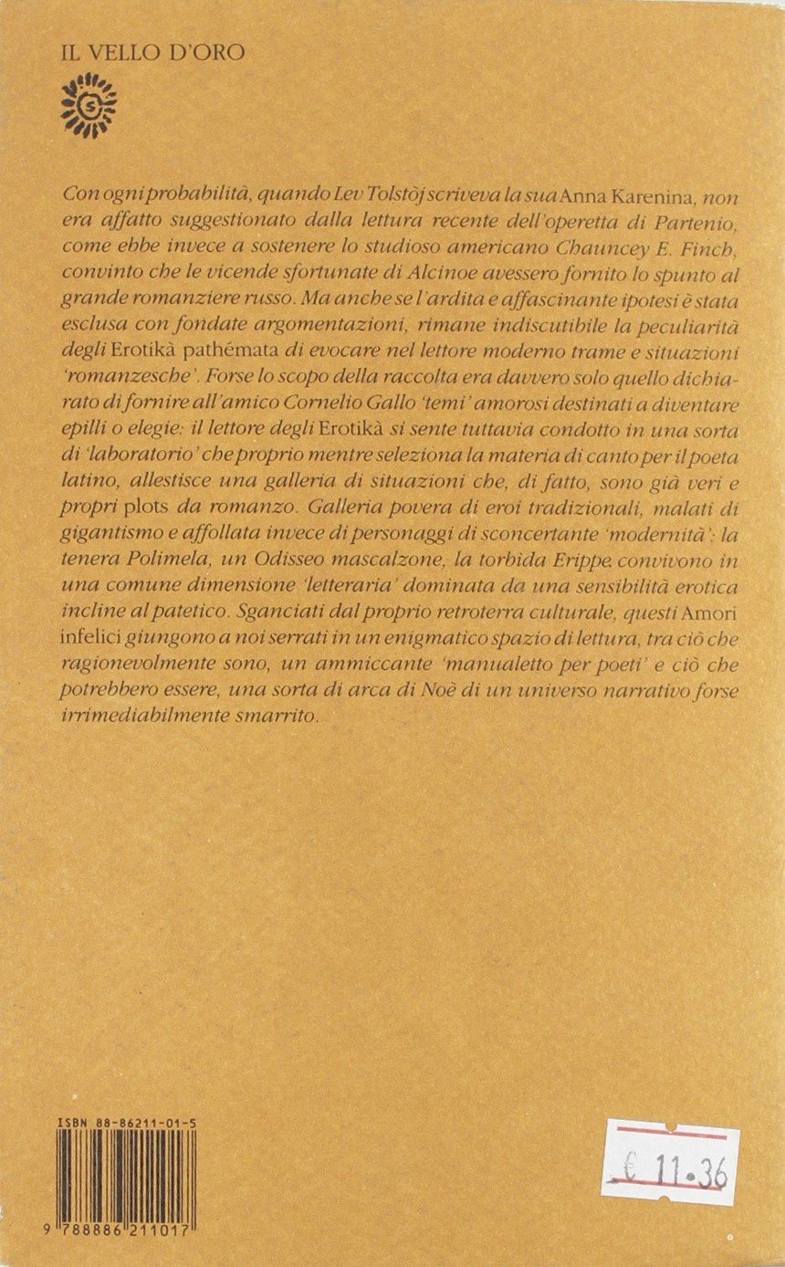 Amori infelici (alle radici del romanzo)