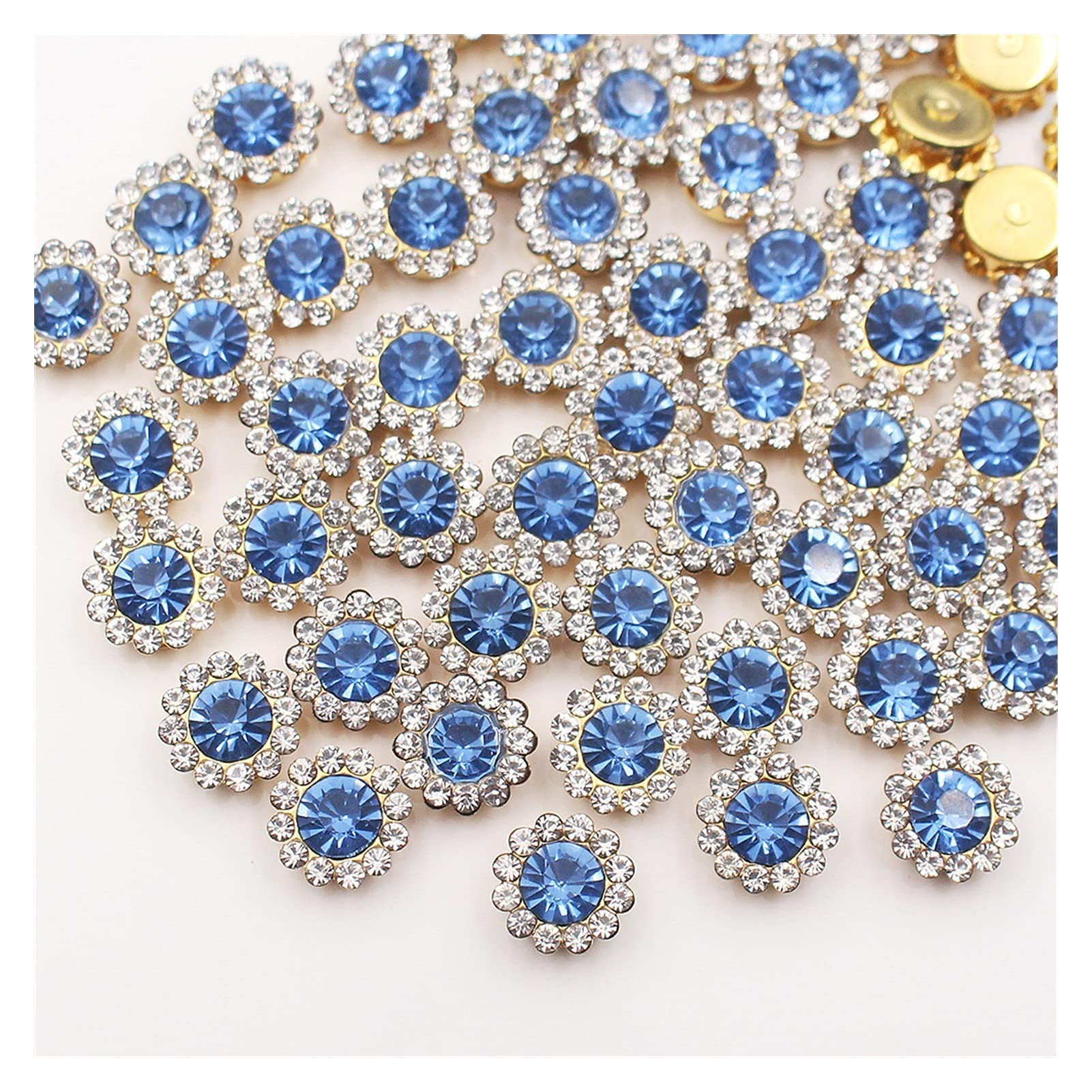 Griffe Strass Mélanger Couleur Soleil Fleur Flatback Couture