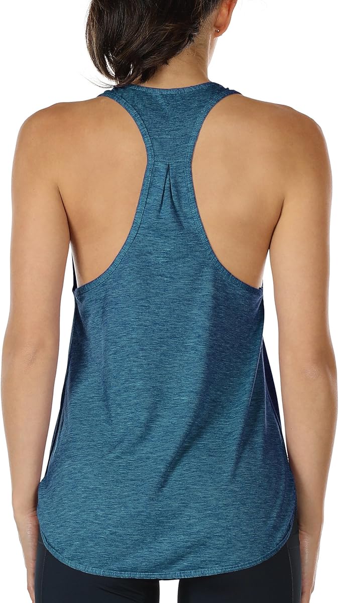 icyzone Yoga Sport Tank Top Damen Racerback Lauftop Fitness Running Shirt Oberteile