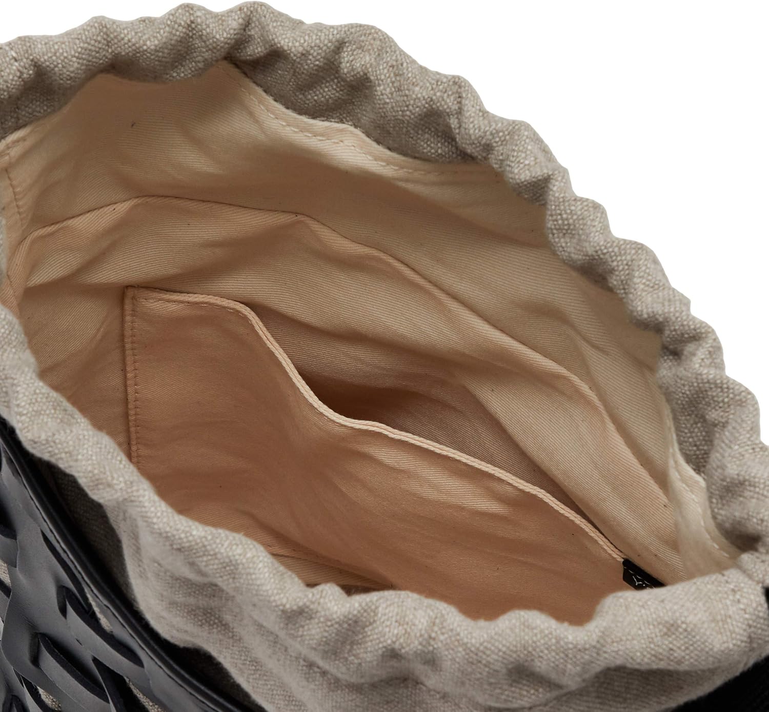 [イザック] レザー×リネン メッシュデザインショルダー Y01-10-01