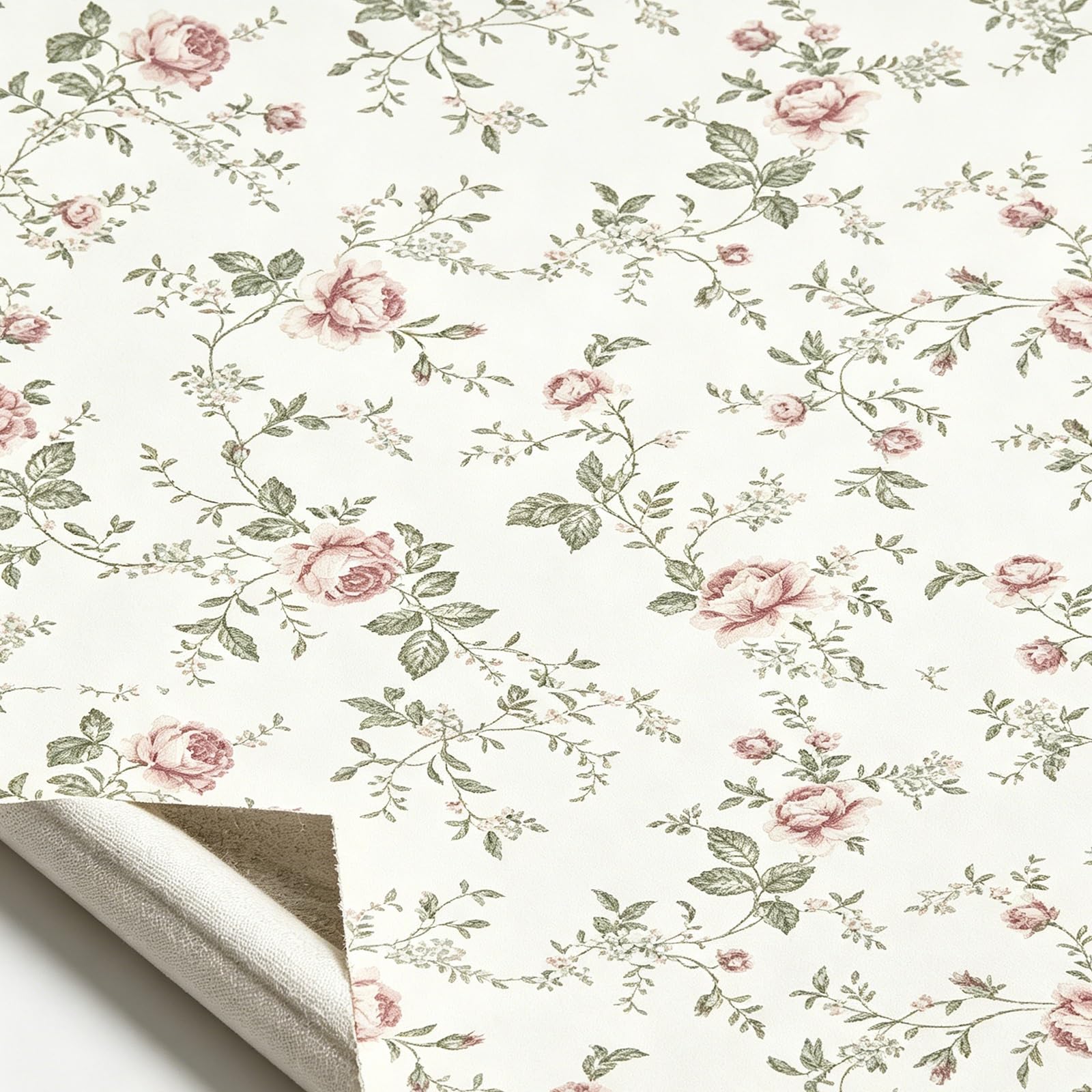 Zynqra A Zynqr Peel Nd Stick Wallpaper,Pvc Flower Textured,Removable,Bedroom Nd Bathroom(,L500cm/196.9In*W44cm/17.3In)