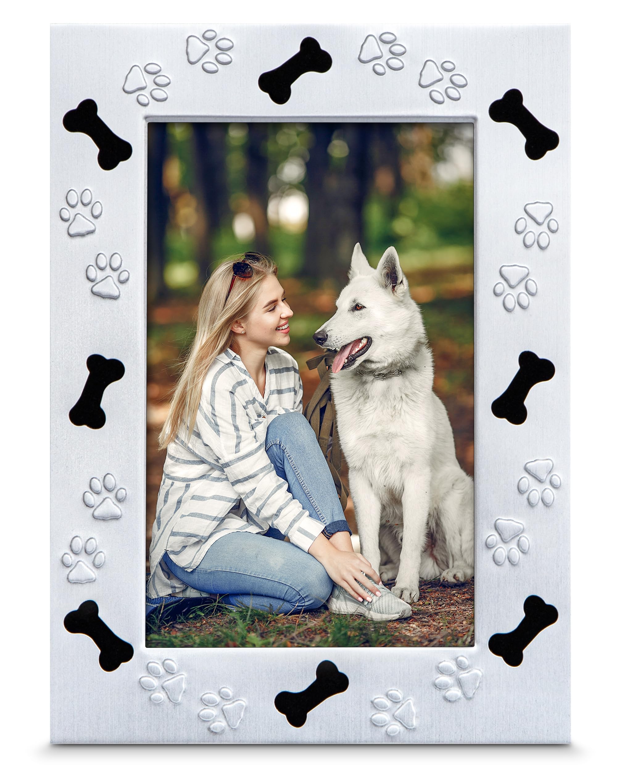 Mission Gallery 4x6 Dog Picture Frame - Pet Sympathy, Remembrance, Memory, Loss - Cute Memorial Gift for Passed Dog and Cat - Dogs Gifts Frames