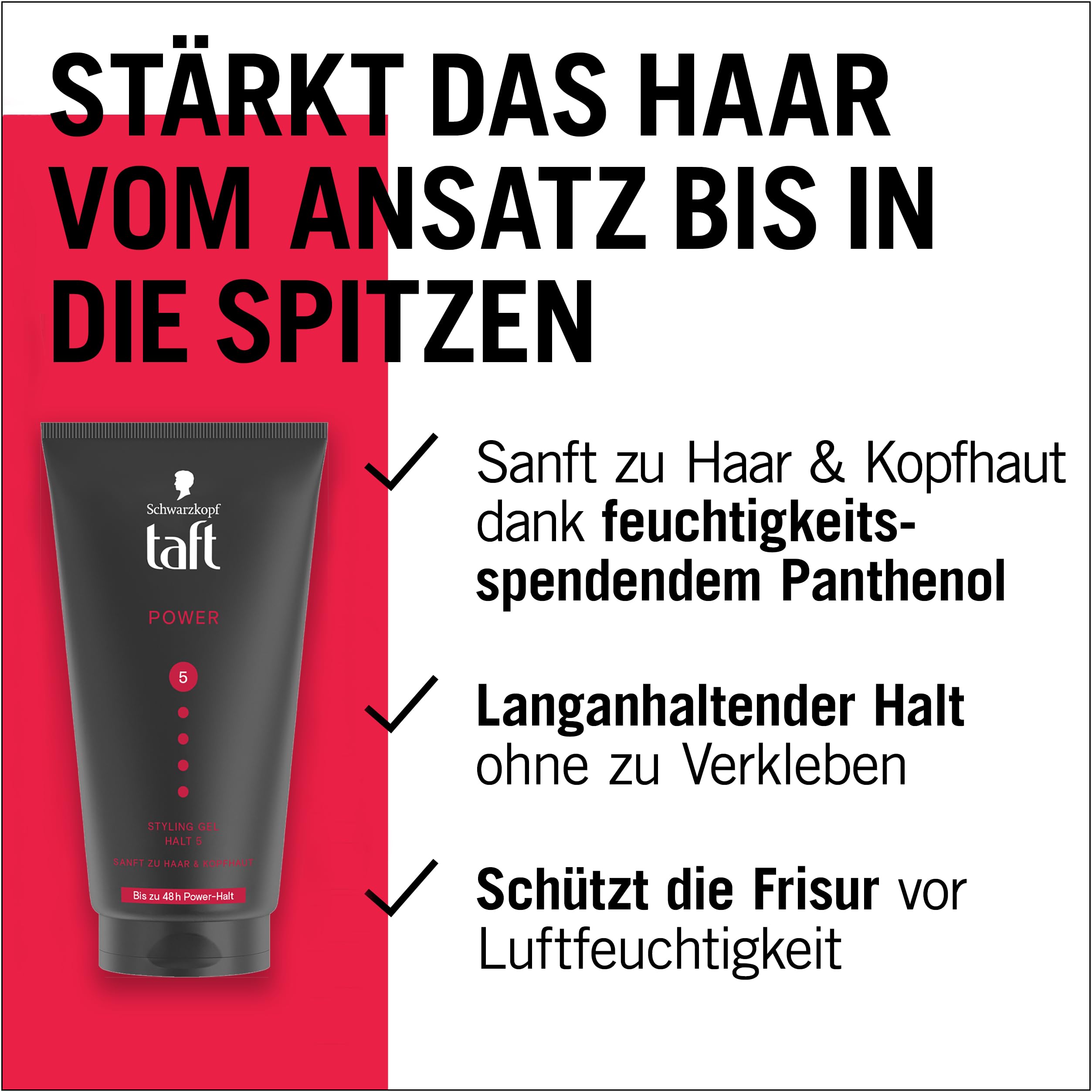 Taft Schwarzkopf Power Żel do Włosów, 150 ml