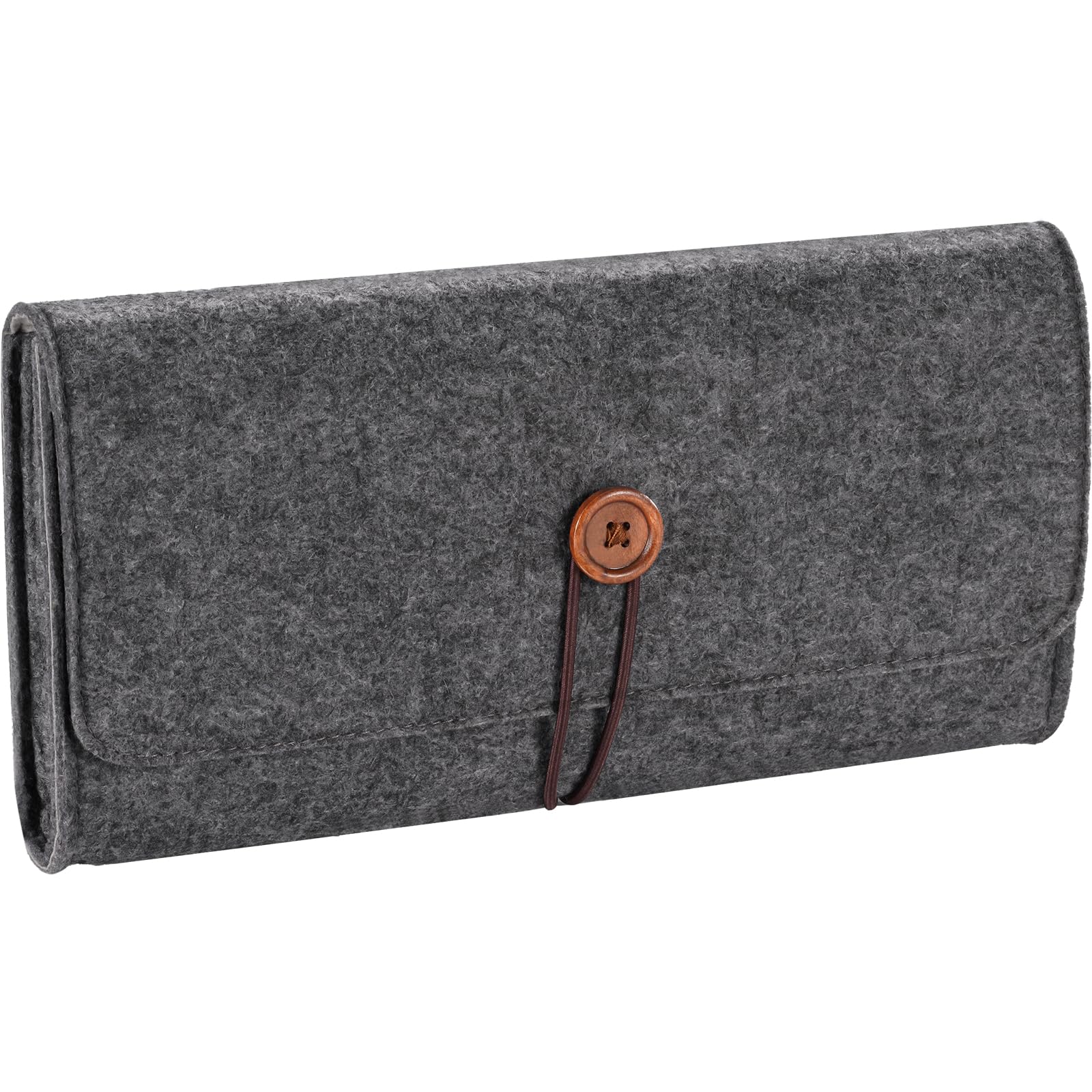 ProCase Carrying Case for 2025 Nintendo Switch 2; Portable Travel Bag Ultra Slim Felt Pouch with 5 Game Cartridges Holders a Bit Large for 7.9-Inch Switch 2 -Black