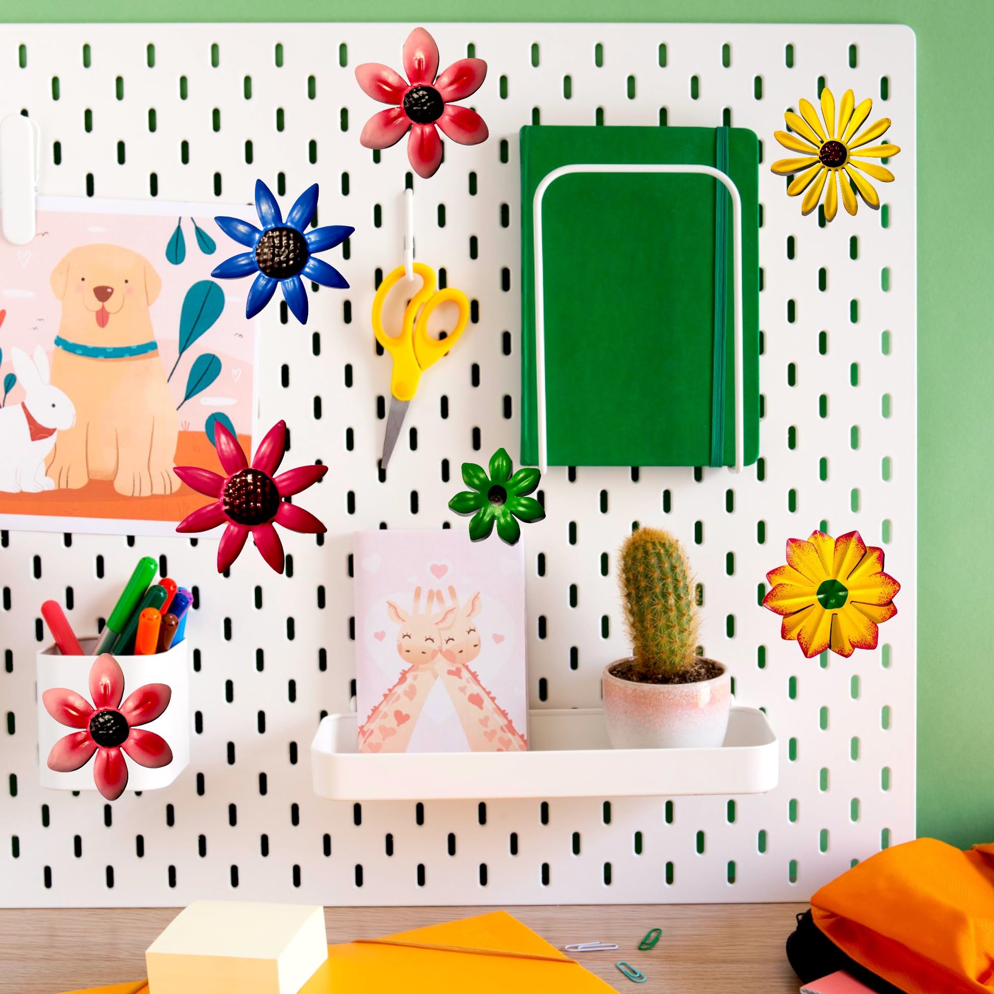 30 Calamite Forti Per Frigo E Lavagna - Magneti Decorativi Colorati, Piccoli Ma Potenti, Per Appunti E Foto - Foto 9