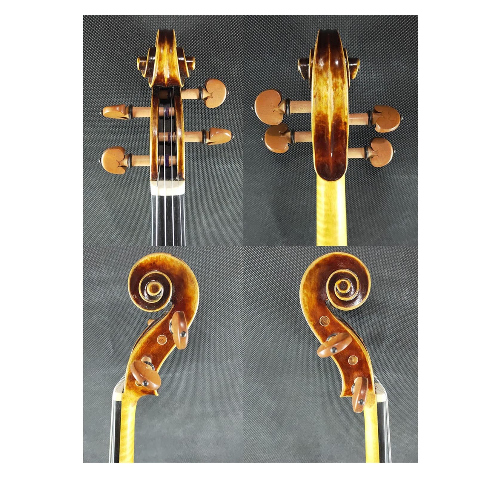 Geige 4/4 Vollgraue Fichte Handgefertigte Erwachsene Acoustic Professional 4 Streichinstrumente Violine Violine (Color : 4)