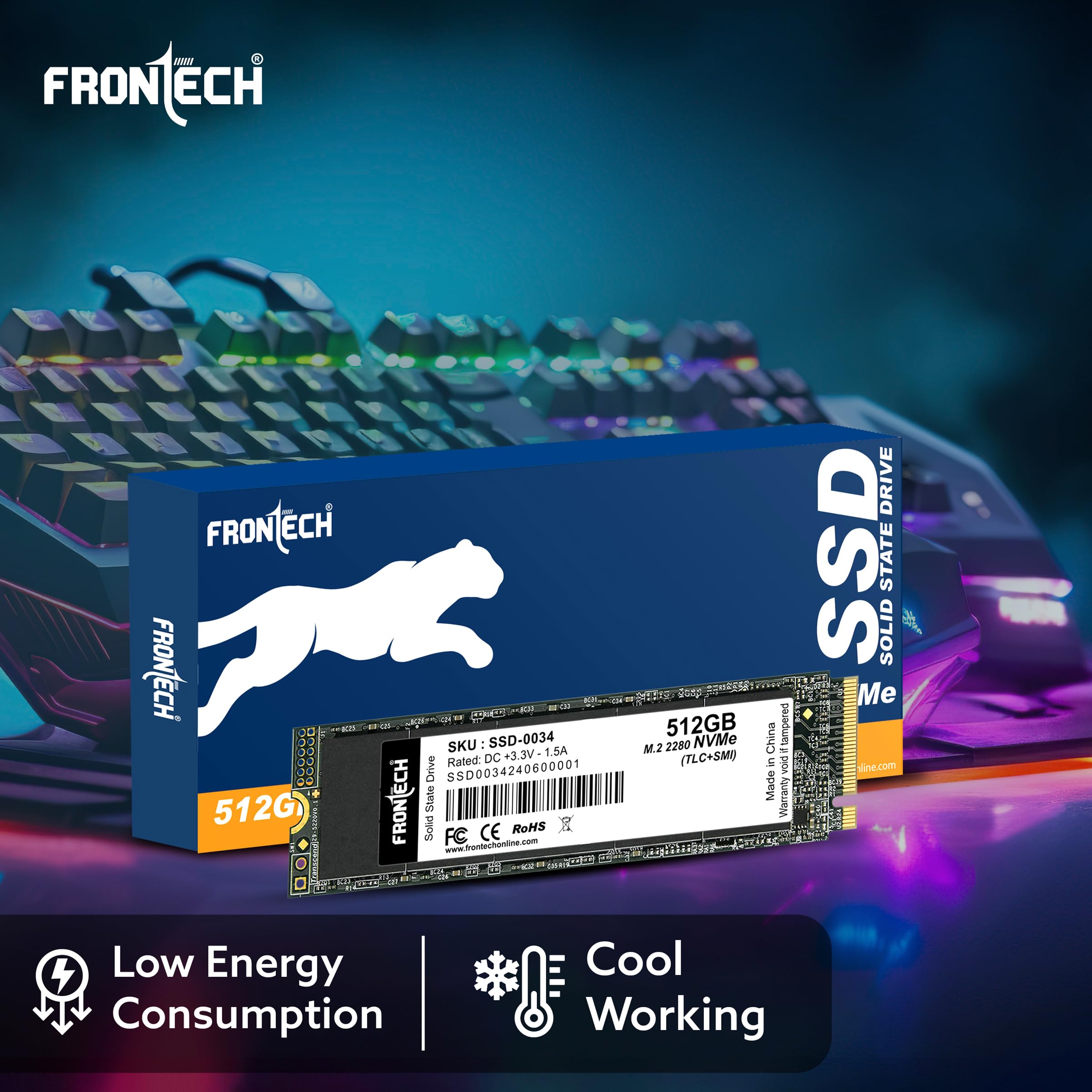 Amazon.in: Buy FRONTECH 512GB Internal SSD | M.2 2280 NVMe SATA 3