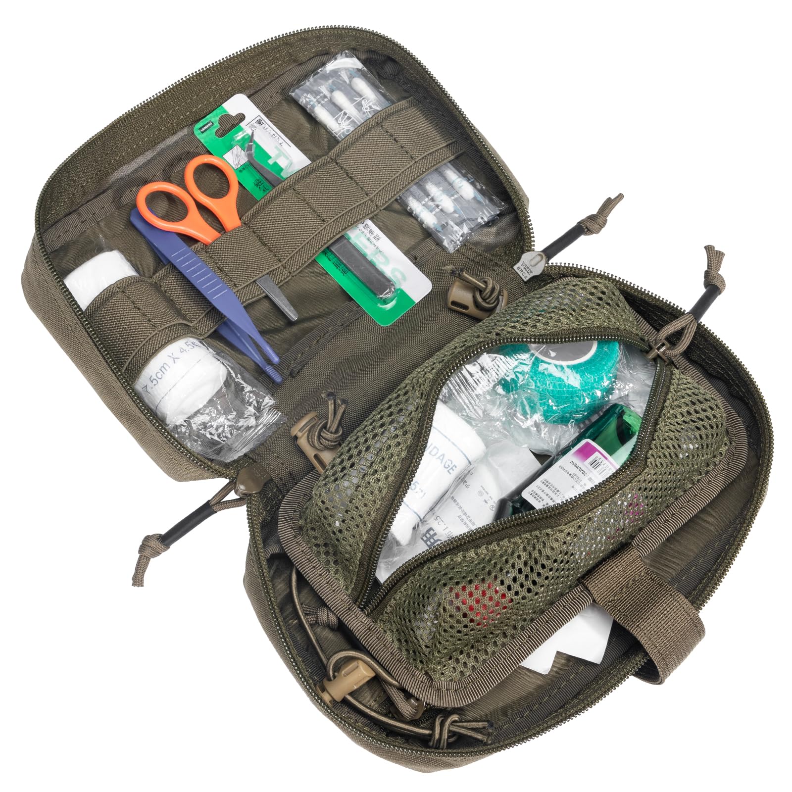 EXCELLENT ELITE SPANKER Bolsa táctica de primeros auxilios IFAK Rip Away Molle EMT, bolsa compacta de administración, bolsa de utilidad médica, kits de supervivencia de emergencia para chaleco
