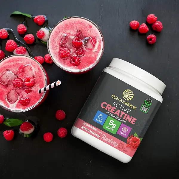 Sunwarrior Raspberry Active Creatine, 12.34 OZ 7