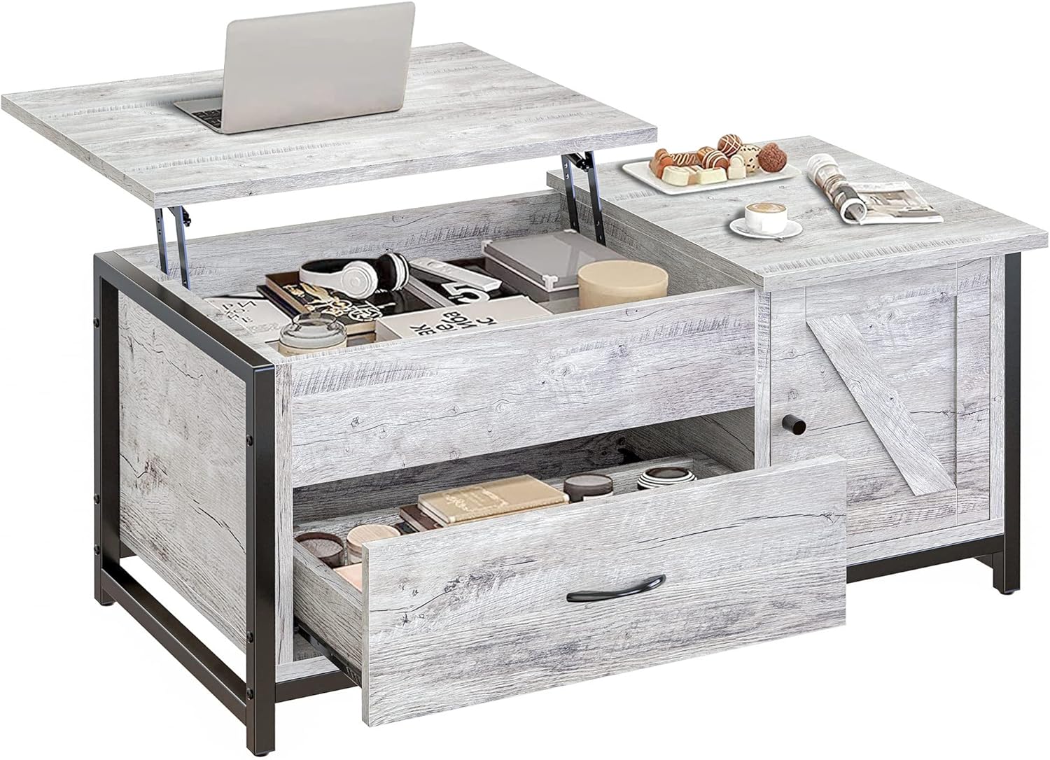 FABATO Lift Top Coffee Table