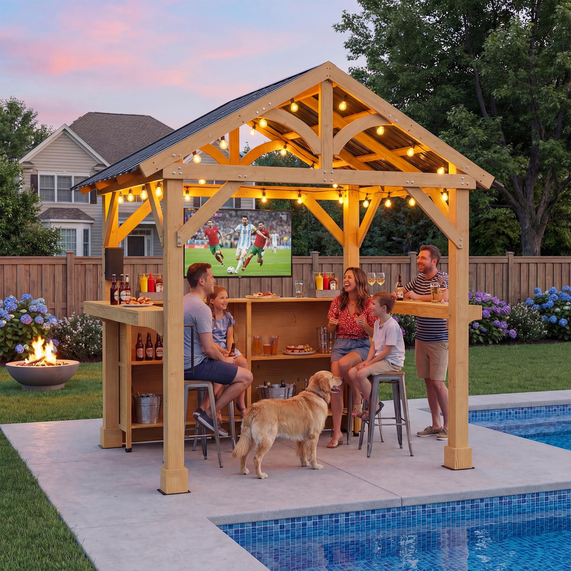 Costco's “Cosmo Cantina” Is Basically an Outdoor Bar and Movie