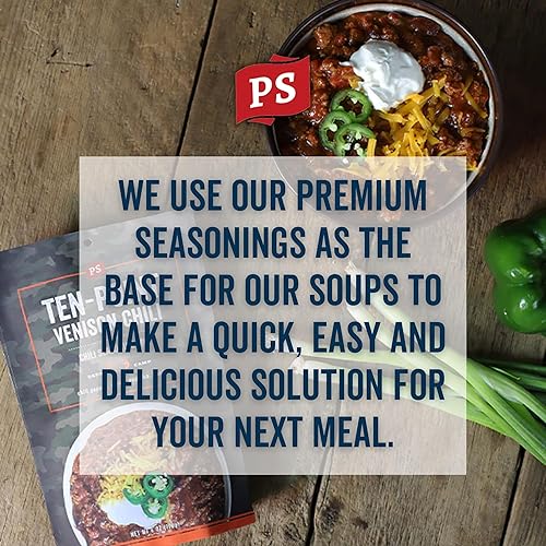 Miniatura 7 de Mezcla de chile venado de Ten-Point 6 onzas 600oz de chile cebolla pimentón ajo