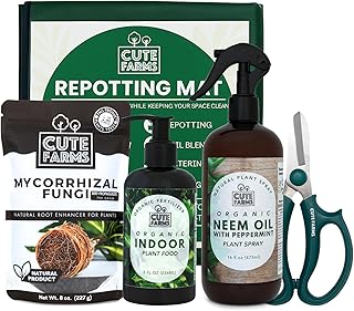 Cute Farms Plant Care Kit – Organic Houseplant Fertilizer, Mycorrhizal F...