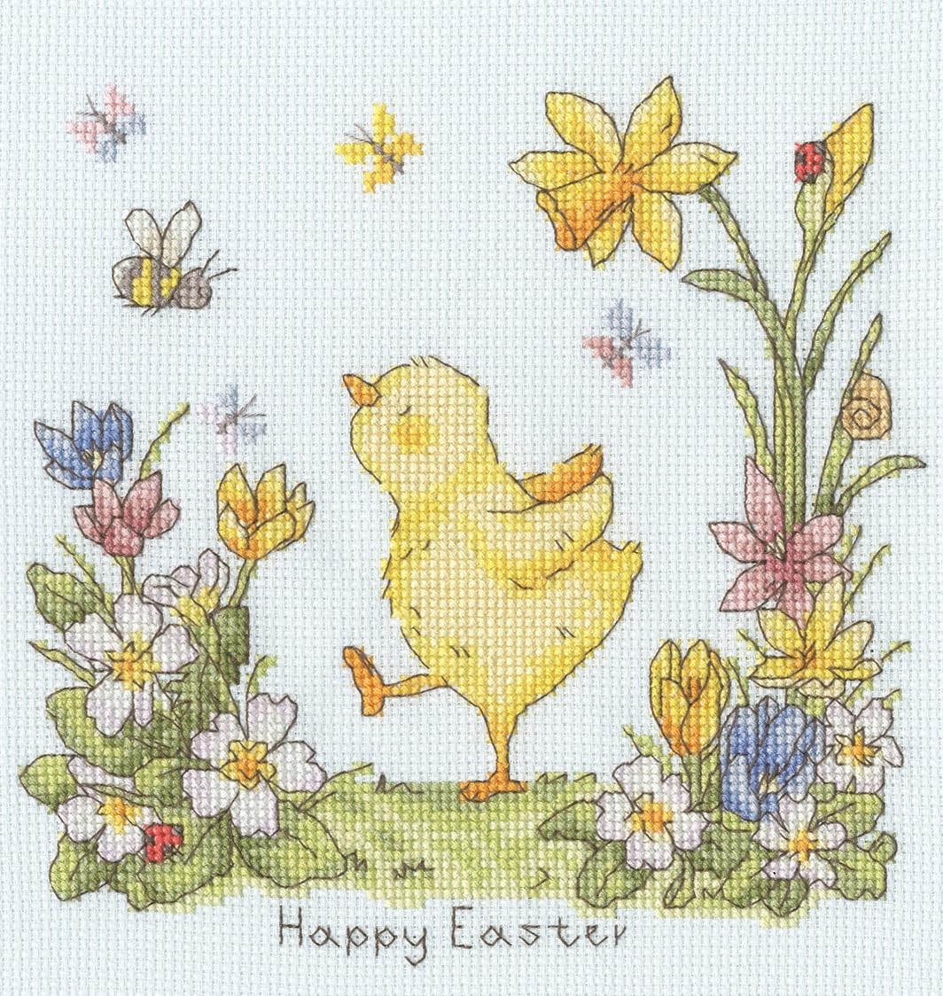 Bothy Threads Counted Cross Stitch Kit - Little Chirps