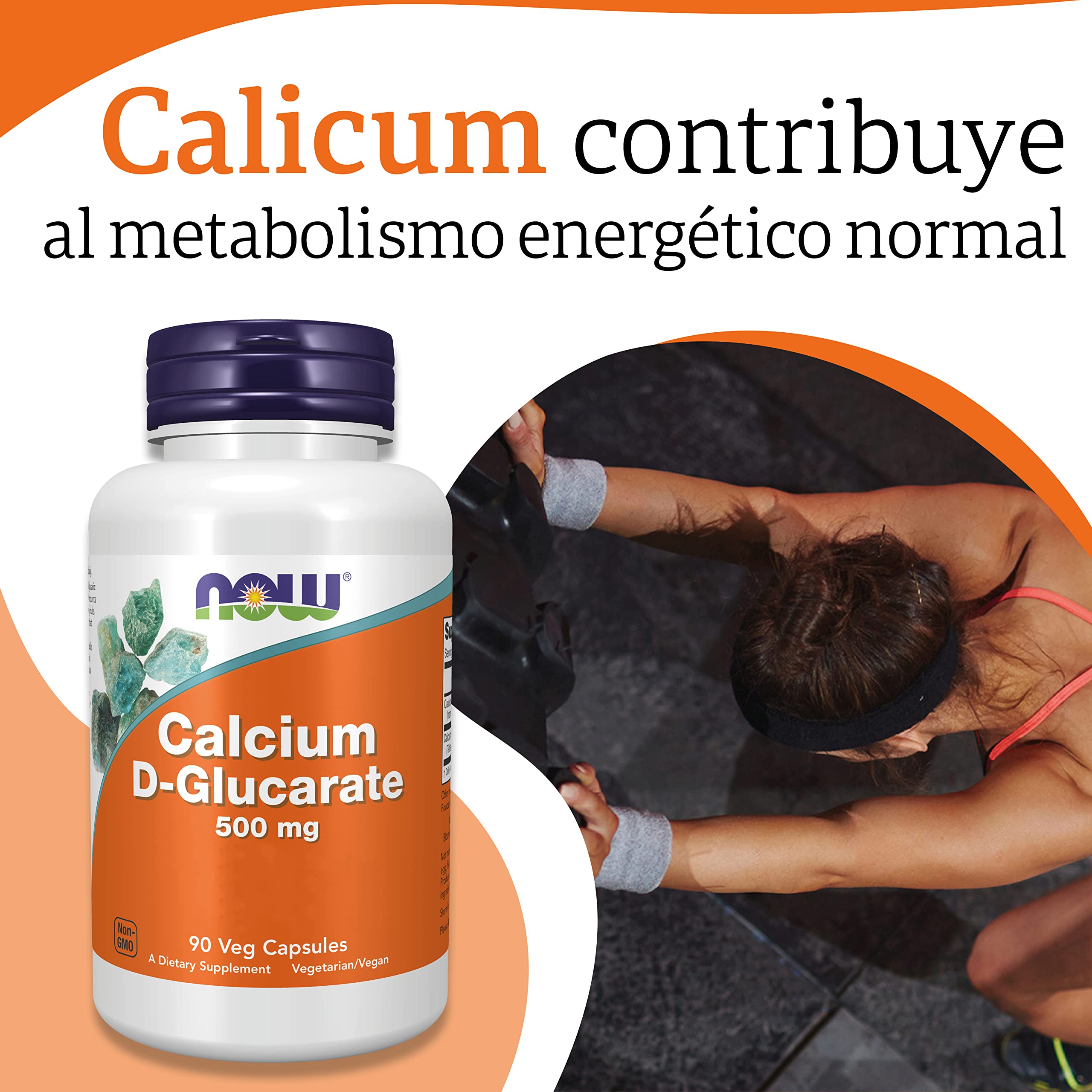 Now Foods, Calcium Citrate, Polvo Puro, 227g, Probado en Laboratorio, Calcio, Sin Soja, Sin Gluten, Vegetariano