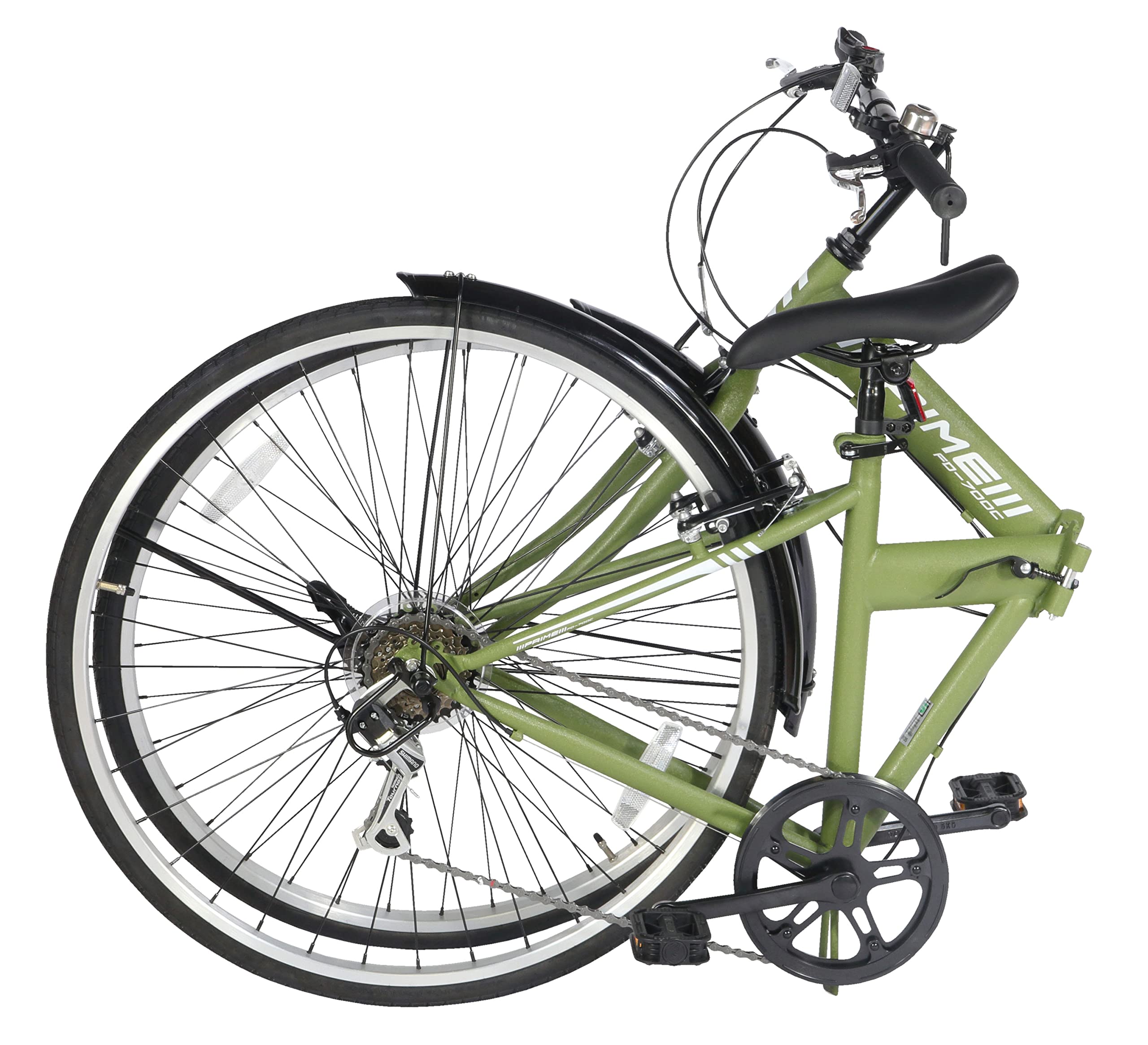 Amazon | 700C型6段変速付折り畳み自転車 700C型6段変速付