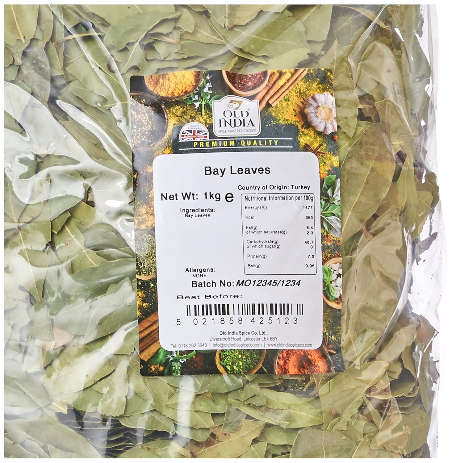 Old India Bay Leaves 1 Kg