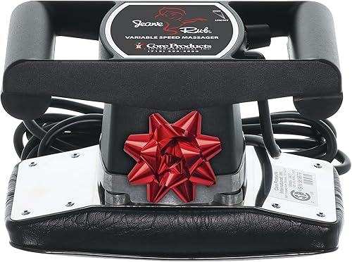 Jeanie Rub Massager - Funda para almohadilla de piel de oveja con velocidad variable PRO-3401