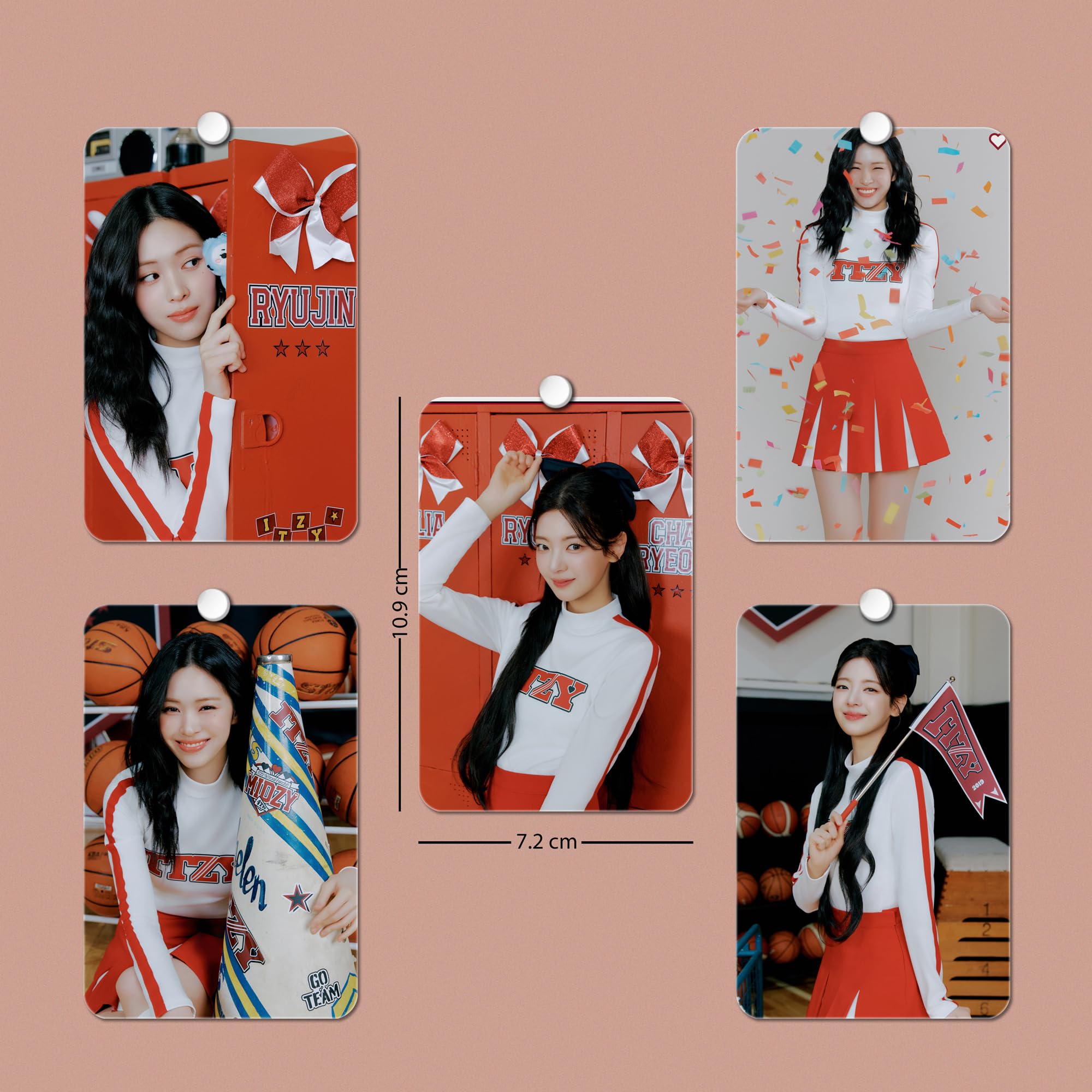 Itzy Midzy Fan Club Glossy Laminated Photo Cards (Set of 14+2 Freebies) 3