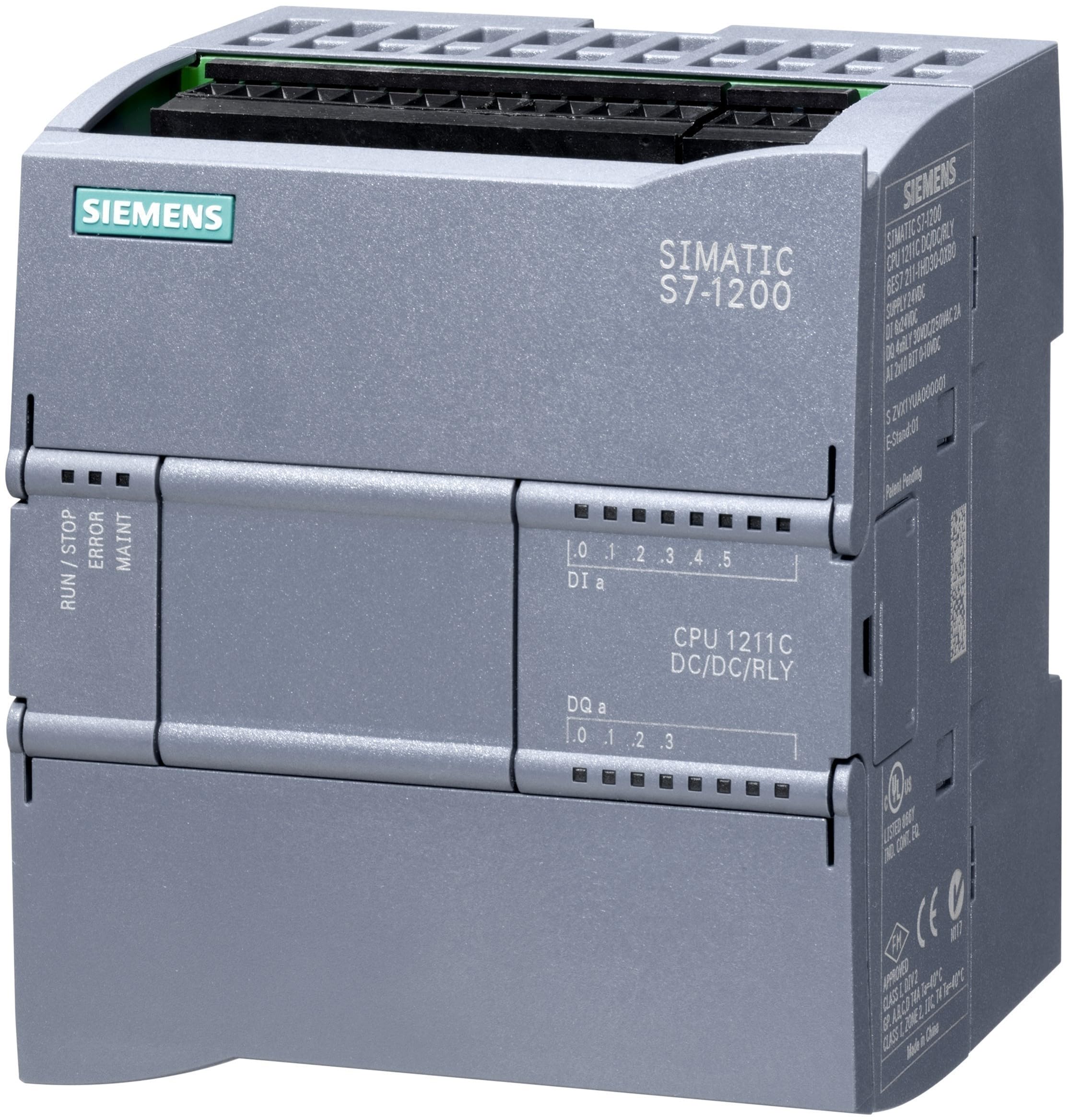 Siemens ST70-1200 Cpu 1211 contatti dc/dc/rele e/s 6 e 24v 4sd