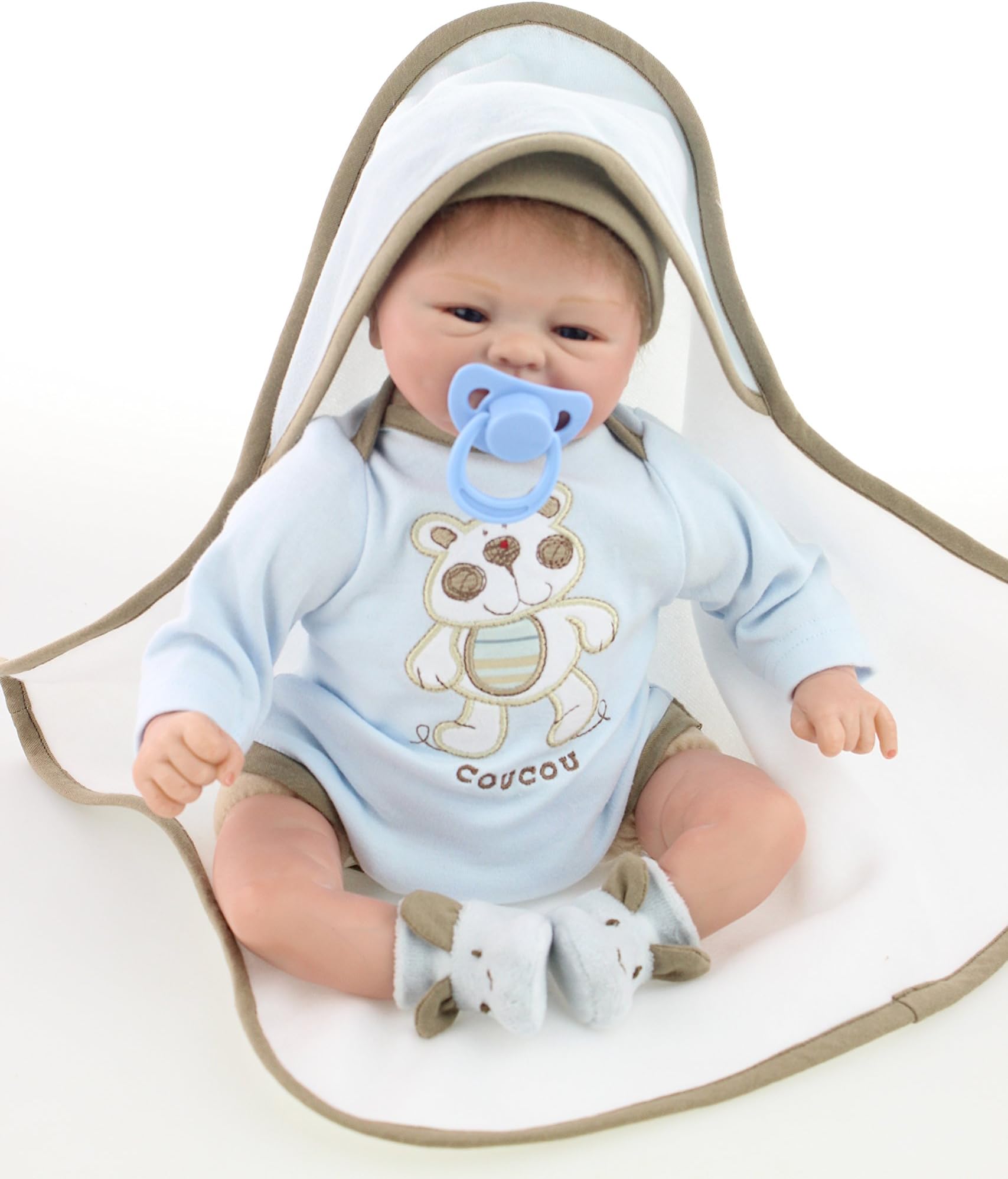 2015 CEJ TRADE New Reborn Baby Dolls 17" Newborn Handmade Lifelike Very Lovely Baby Doll for Children's Gift