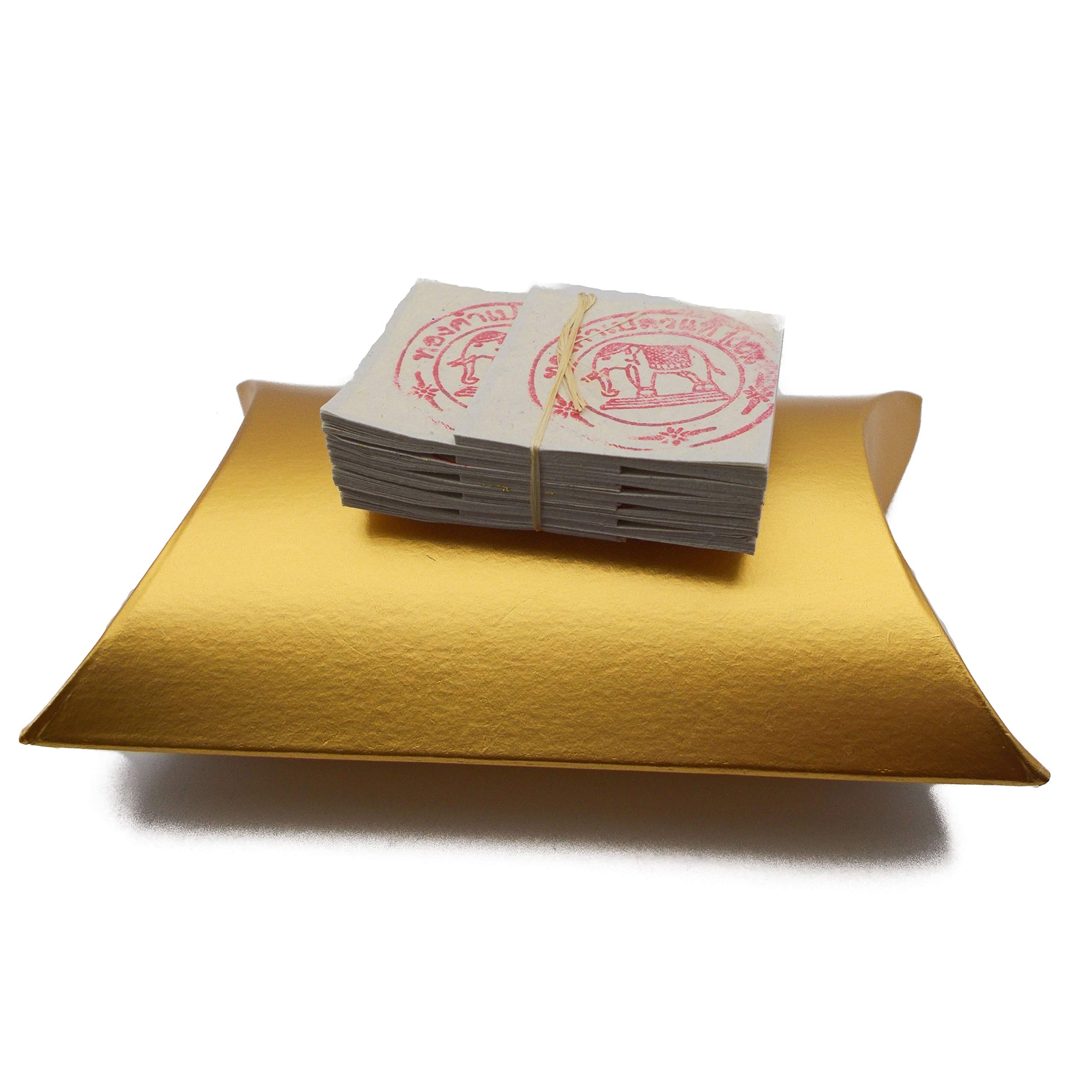 純金箔 3cm x 3cm 100枚セット タイ製 金箔 純金 ゴールドリーフ3 Amazon | 純金箔 24K タイ産 Gold リーフ 金箔 シート 100枚セット 3cm