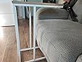 BonVivo® Designer-salontafel Donna, bijzettafel in moderne roestvrij staal-natuurlijk hout combinatie met stalen frame in wit BonVivo® Designer-salontafel Donna, bijzettafel in moderne roestvrij staal-natuurlijk hout combinatie met stalen frame in wit