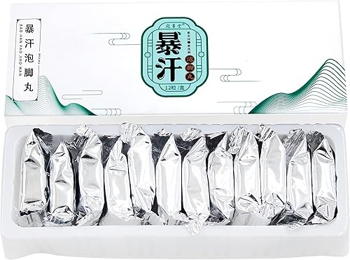 Miniatura 2 de Extracción de hierbas chinas, remojo de pies de ajenjo natural de artemisa, bombas de baño, bola de spa para pies, píldora para pies (12 piezas) F156