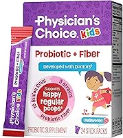 Vista 1 de Physician's Choice Kids Probiotic + Prebiotic Fiber Packets (Ages 1+) - Supports Regularity, Occasional Constipation & A Healthy Digestive System