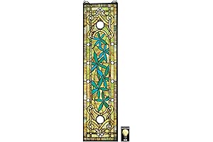 Stained Glass Panel - Asian Serenity Bamboo Garden Stained Glass Window Hangings