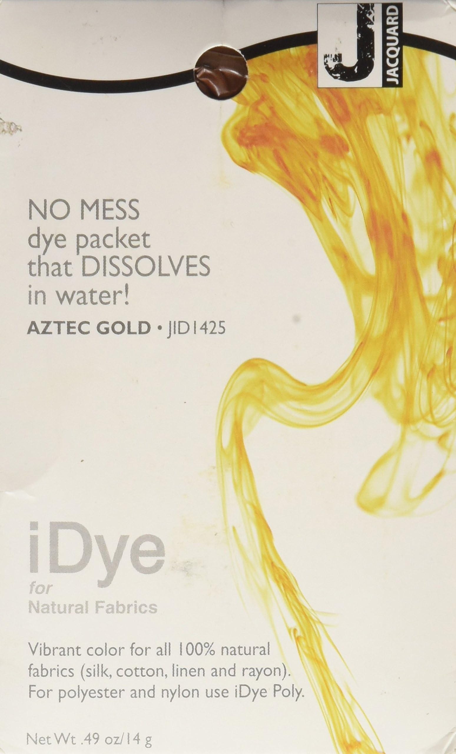 Idye Natural Fabric: Aztec Gold