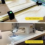 2 Packs 1/2-Inch Self-Adhesive Measuring Tape, 78 Inch or 200cm Peel and Stick Tape Measure, Imperial and Metric Scales, Left-Right Reading Ruler Tape for Workbench, Table Saw, Drafting Table, White