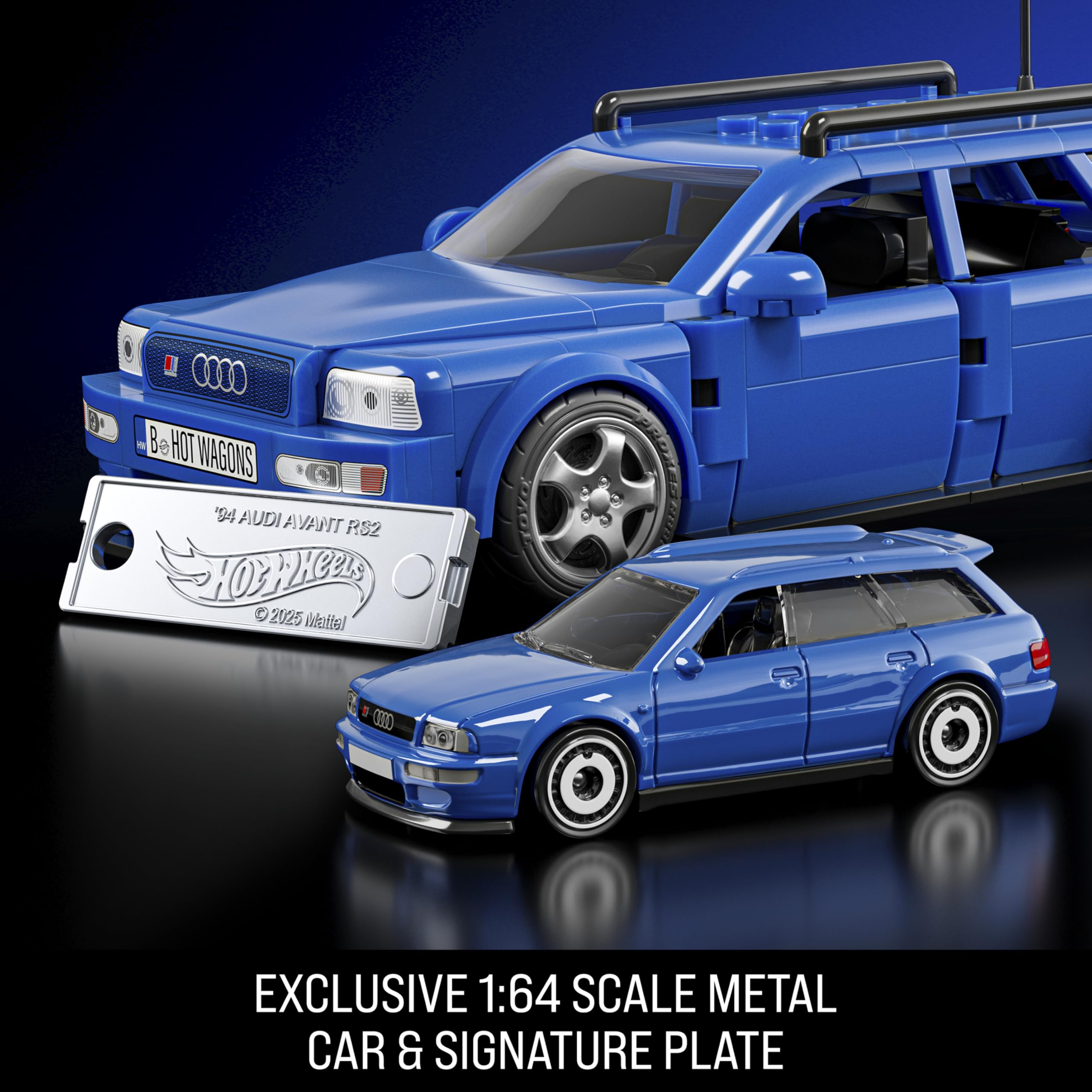 Mattel Brick Shop Hot Wheels Speed Series Building Set, '94 Audi