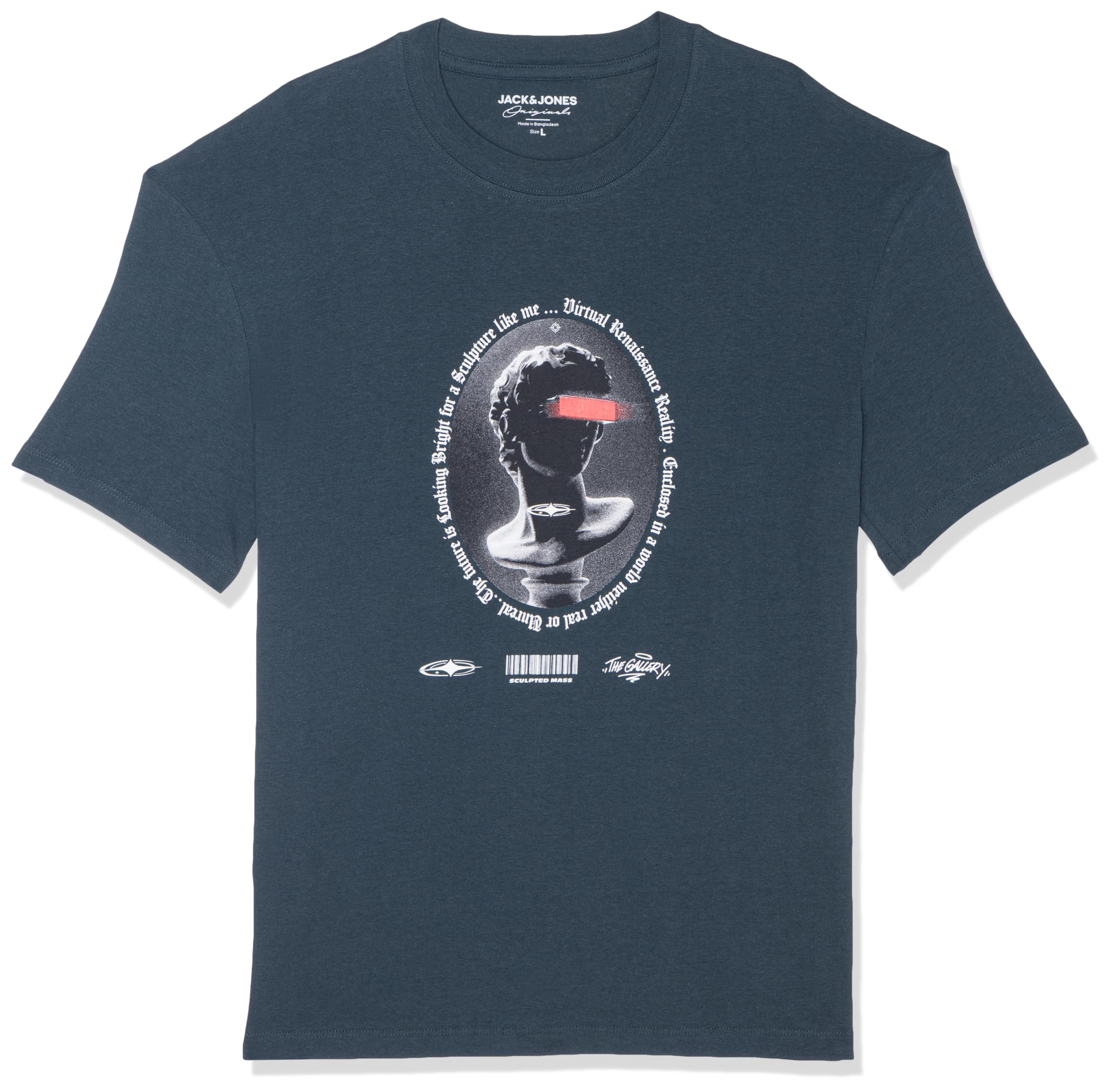 ORIGINALS Erkek JOROPUS TEE SS CREW NECK TG Tişört, Koyu Yeşil, XL