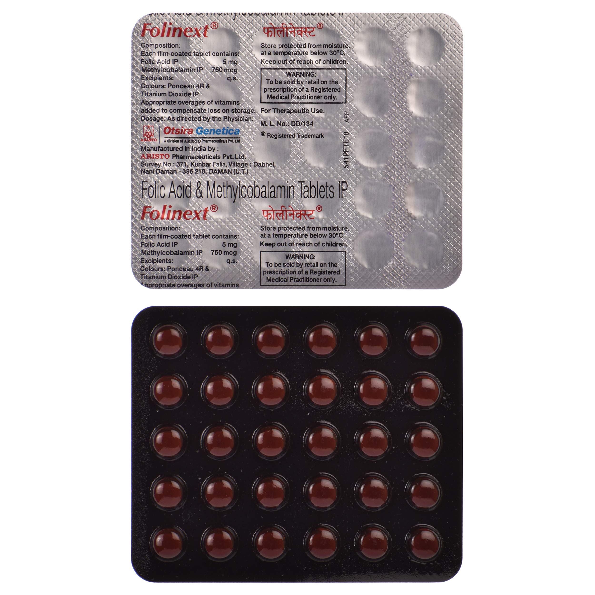 Folinext - Strip of 30 Tablets