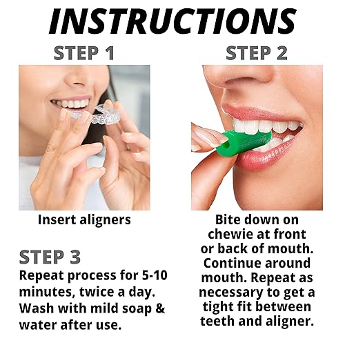 Miniatura 7 de IXO Invisalign - Masticables para alineadores Invisalign, bolsa resellable, aroma a menta, paquete de 10