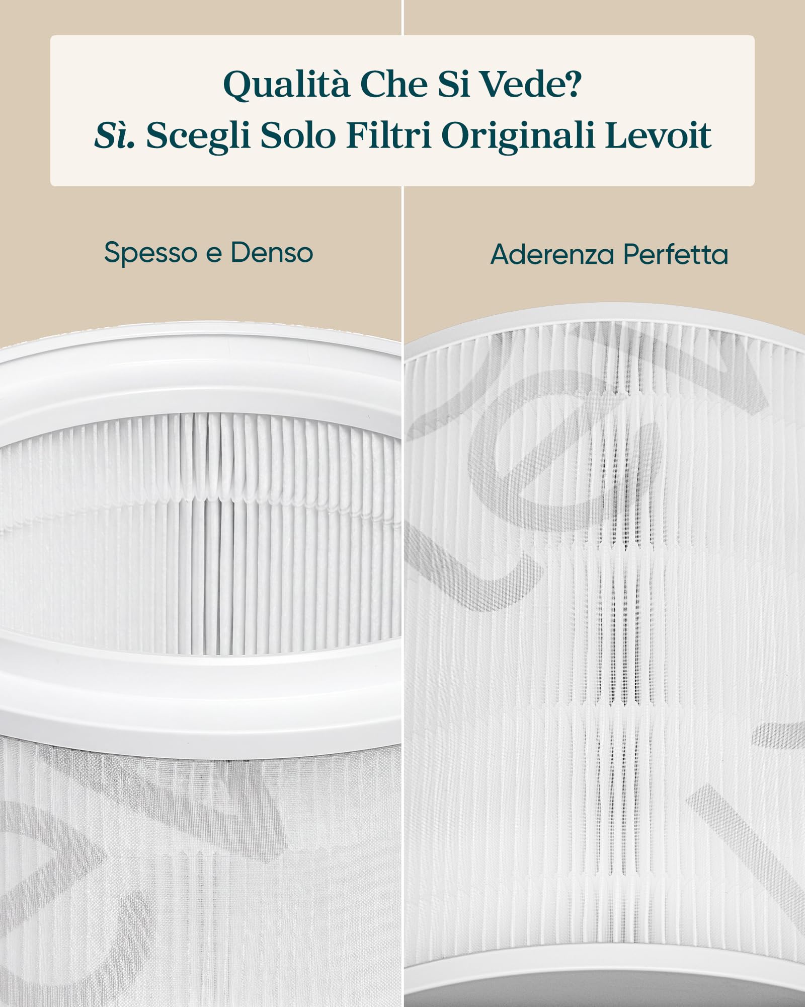Levoit Eleva300X Filtro HEPA per Purificatore d'Aria