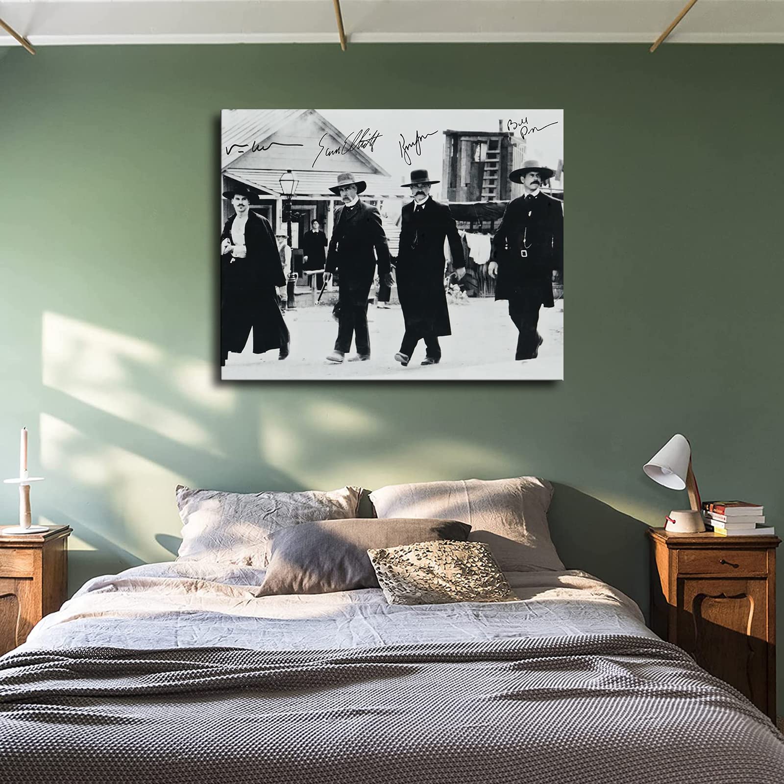 Tombstone Movie Poster Canvas Print - 16x24 Inch Western Wall Art Decor