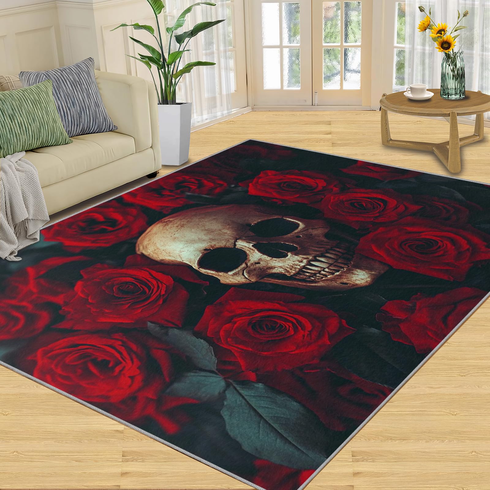 Tapis salon antidérapant résoud les sols froids avec style