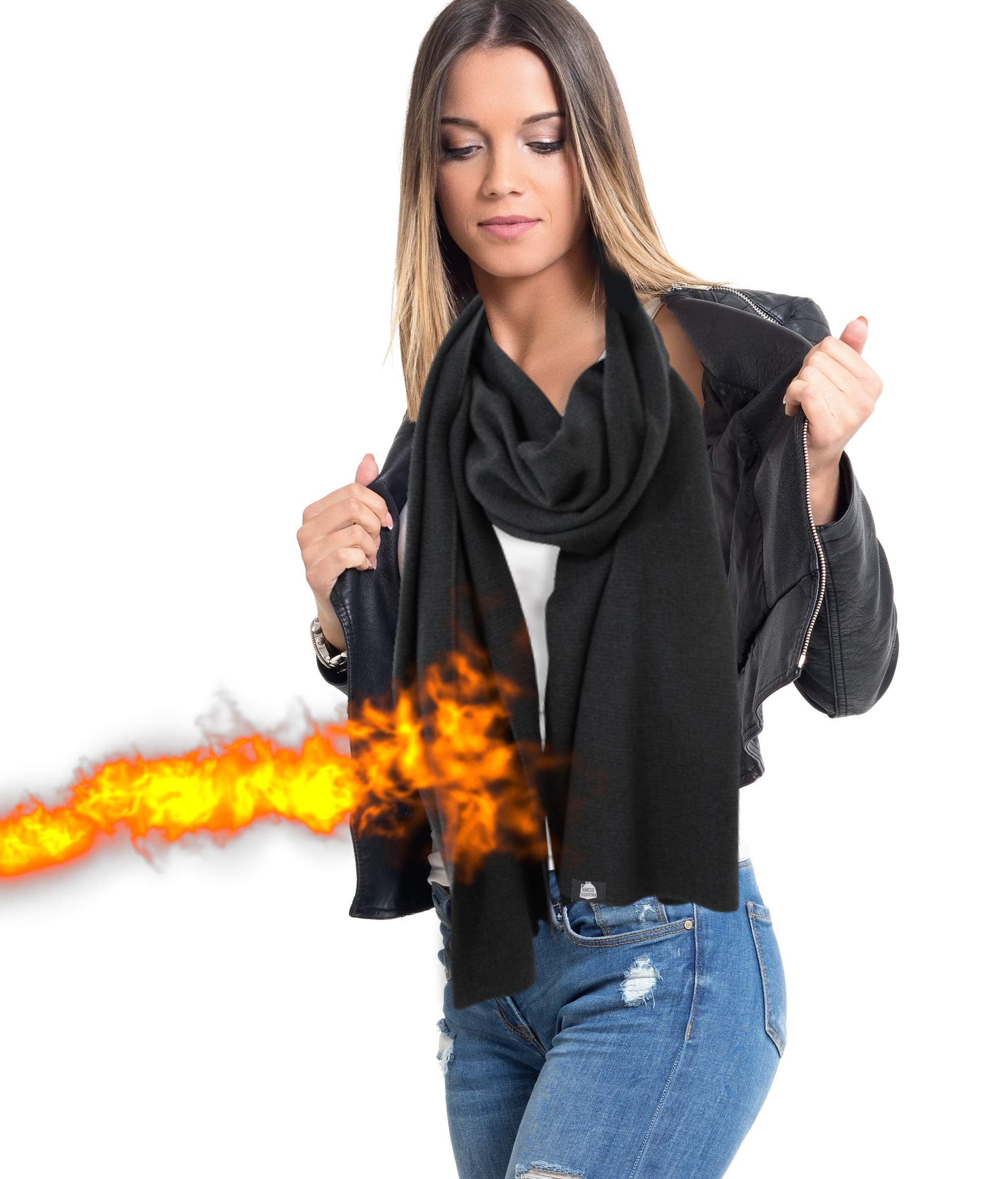 100% Kevlar Scarf: Soft, Breathable, & Strong. Ballistic Scarf Slash & Fire-Resistant, & 6X Stronger Than Cotton. Tactical EDC Shemagh Head Wrap Face Mask Covering, Warm Military Shmegma