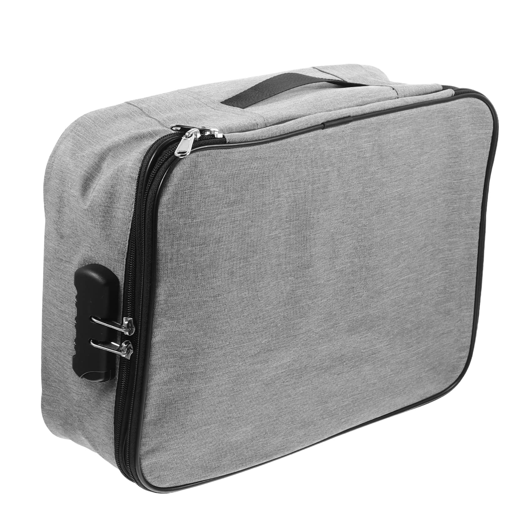 Bolsa de Almacenamiento Ignífuga y Resistente al Agua para Documentos Cerradura, Multicapa y Gran Capacidad Adecuado para Oficina y Uso Escolar Color Aleatorio