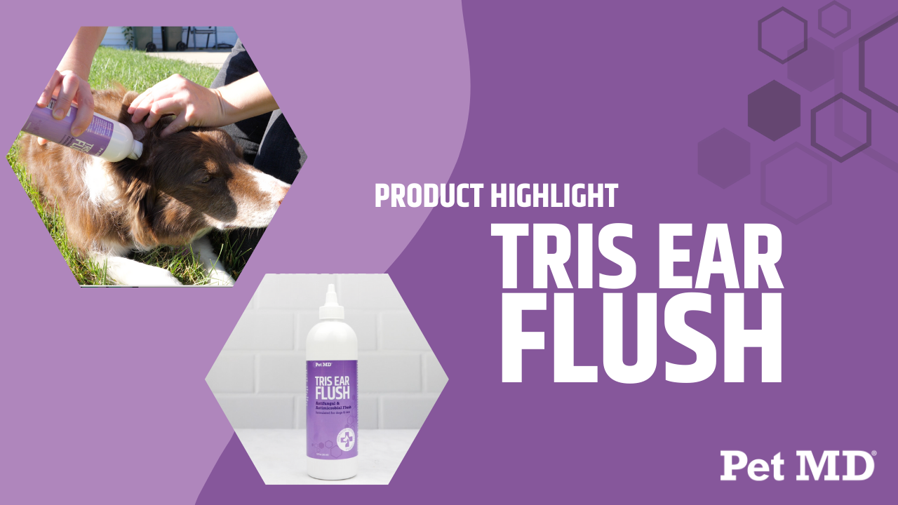 Pet MD Veterinary Tris Flush Cat & Dog Ear Cleaner - Dog Ear Flush - 12 oz - image 8