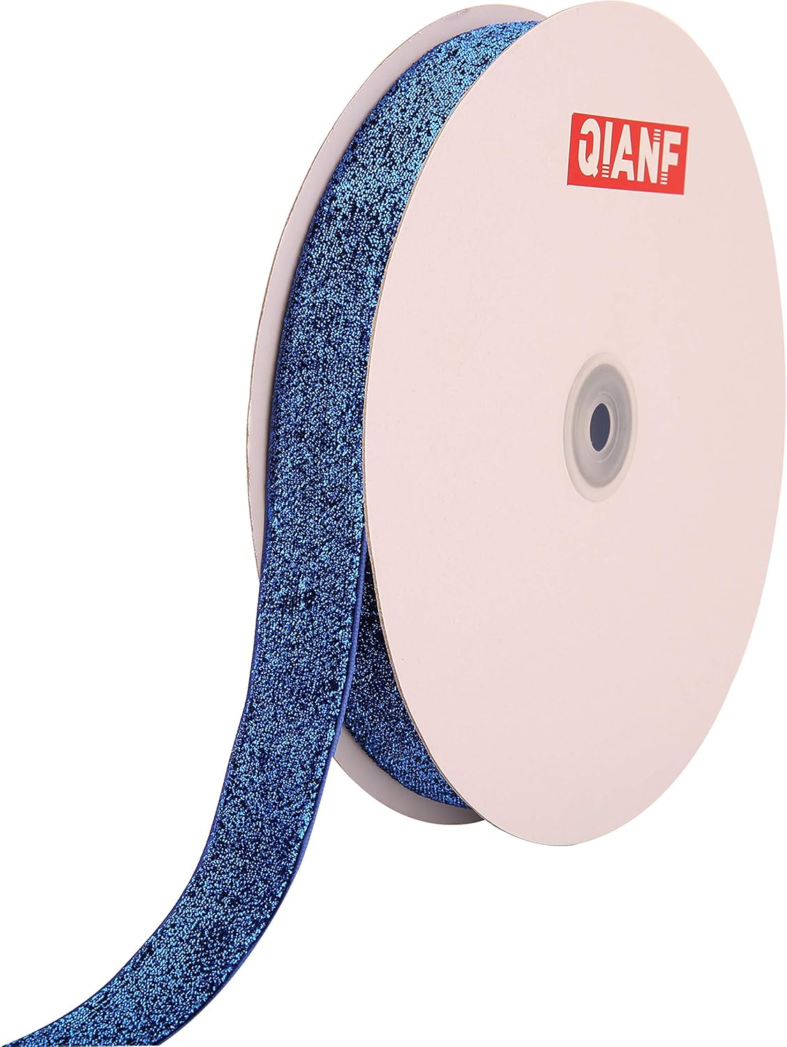 Amazon.com: QIANF Metallic Velvet Ribbon 25 Yards 3/8 Inch Sparkle ...
