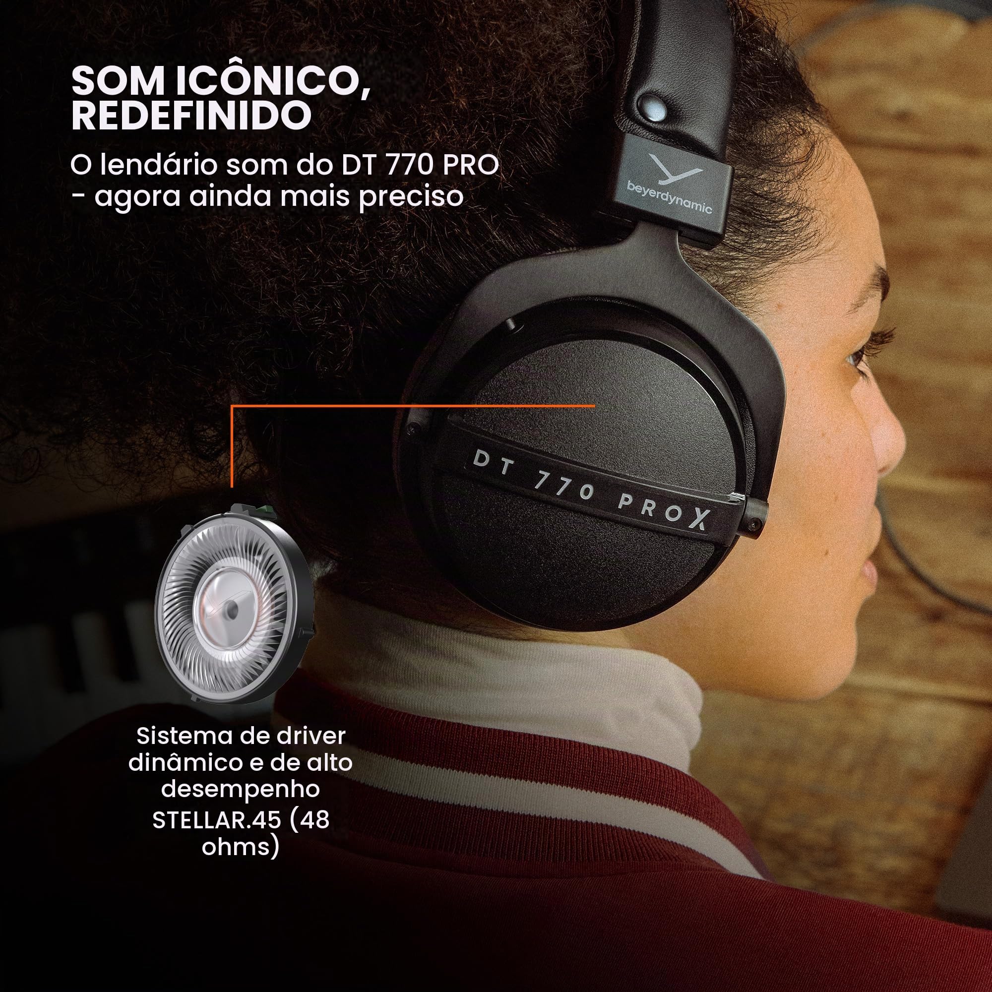 beyerdynamic DT 770 Pro X fones de ouvido com fio sobre a orelha